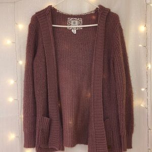 Purple Cardigan
